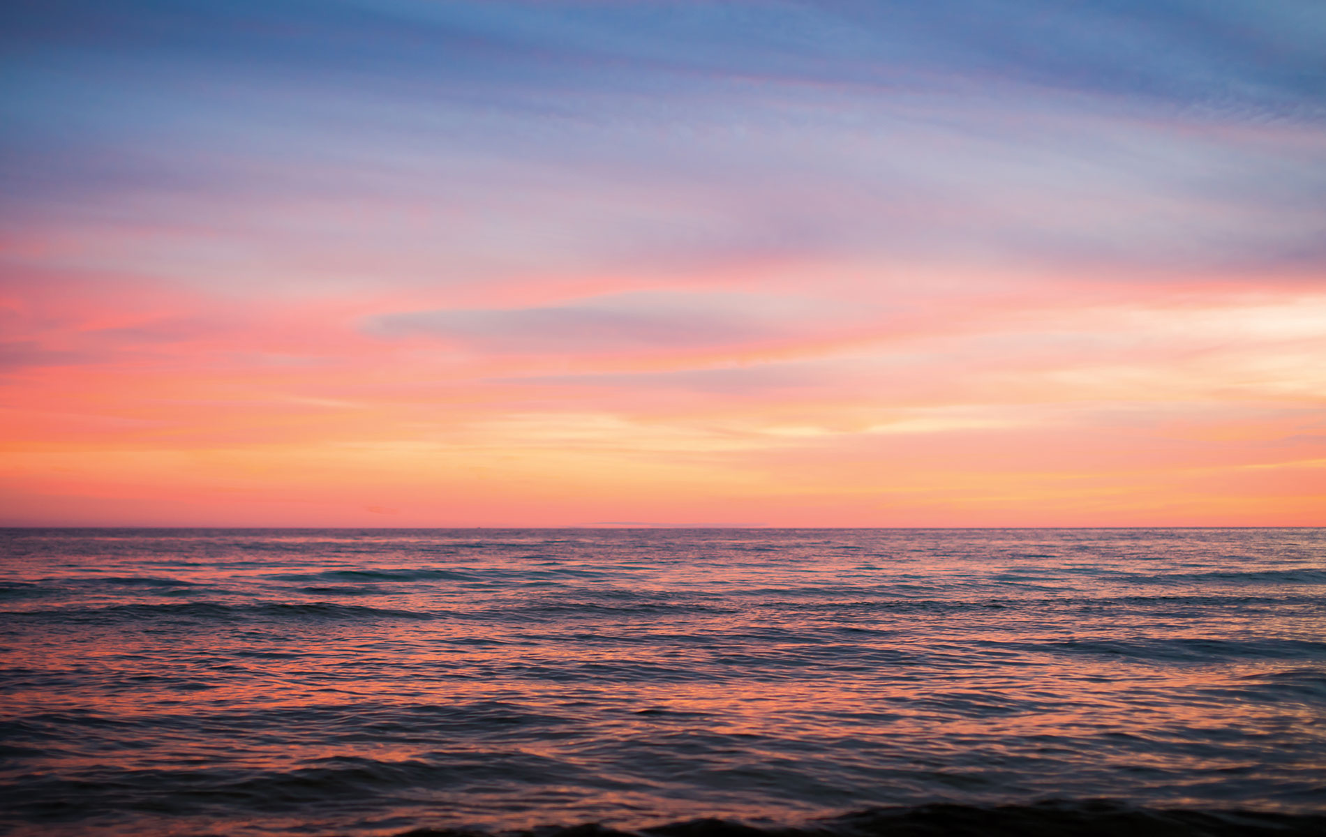Evening sunset